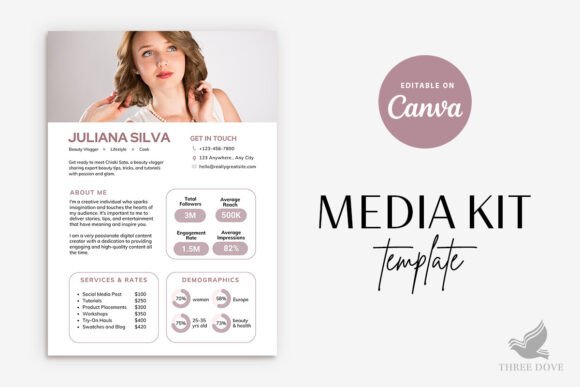 Download Royal Color Theme Media Kit Template - Kit Collection