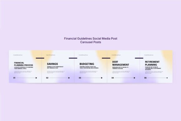 Download Colorful Financial Advice Social Kit - Kit Collection