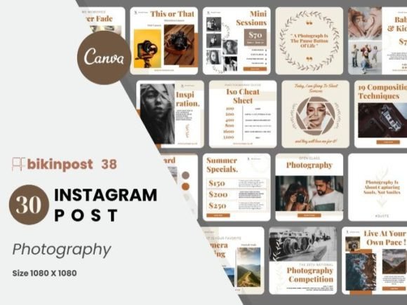 Download Photography Canva Instagram Post Templat - Canva instagram Collection