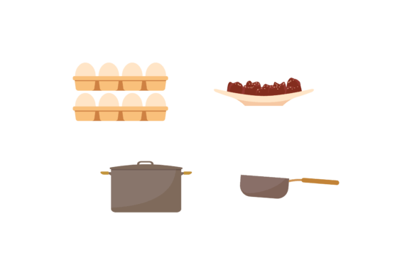 Download Kitchen Icons Graphic Design Bundle - Kit Collection