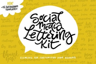 Download Social Media Lettering Kit - Kit Collection