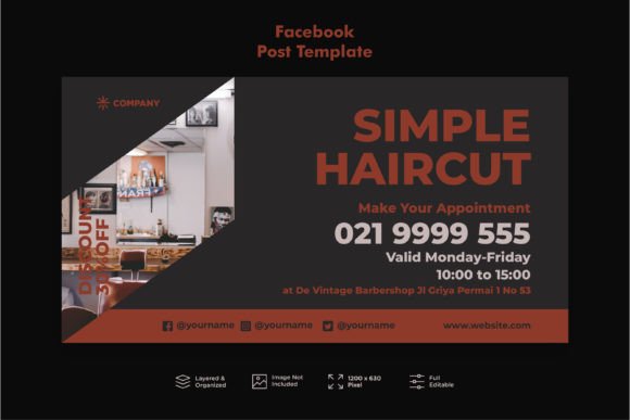 Download Babershop Social Media Kit Vol.6 - Kit Collection