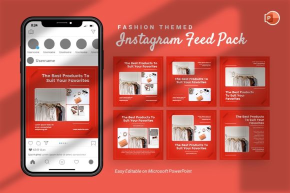 Download Instagram Feed - Fashion Template - Fashion template Collection