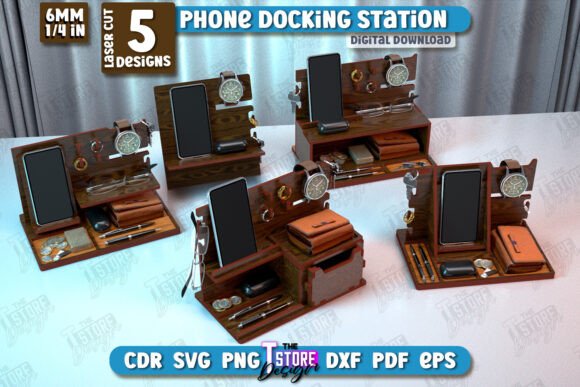 Download Phone Docking Station Bundle|Watch Stand - Phone Collection