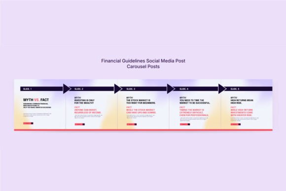 Download Colorful Financial Advice Social Kit - Kit Collection