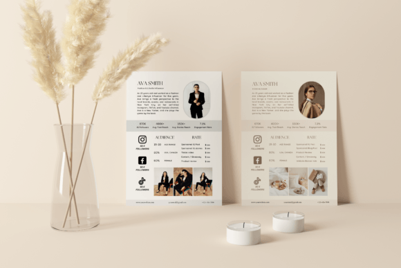 Download Influncer Media Kit Template - Kit Collection