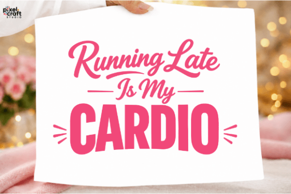 Download Running Late is My Cardio PNG - Running Collection